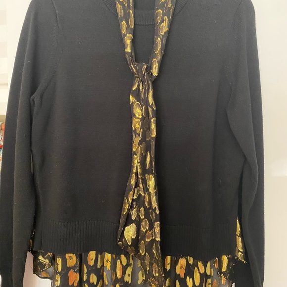 Veronica Beard Concord Mixed Media Sweater Size M. Excellent condition! - Picture 2 of 3